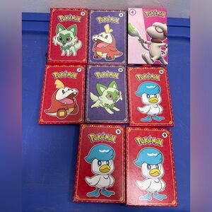 Lot of 8 McDonald’s Happy Meal Toys Match Battle Pokémon Playing Cards
